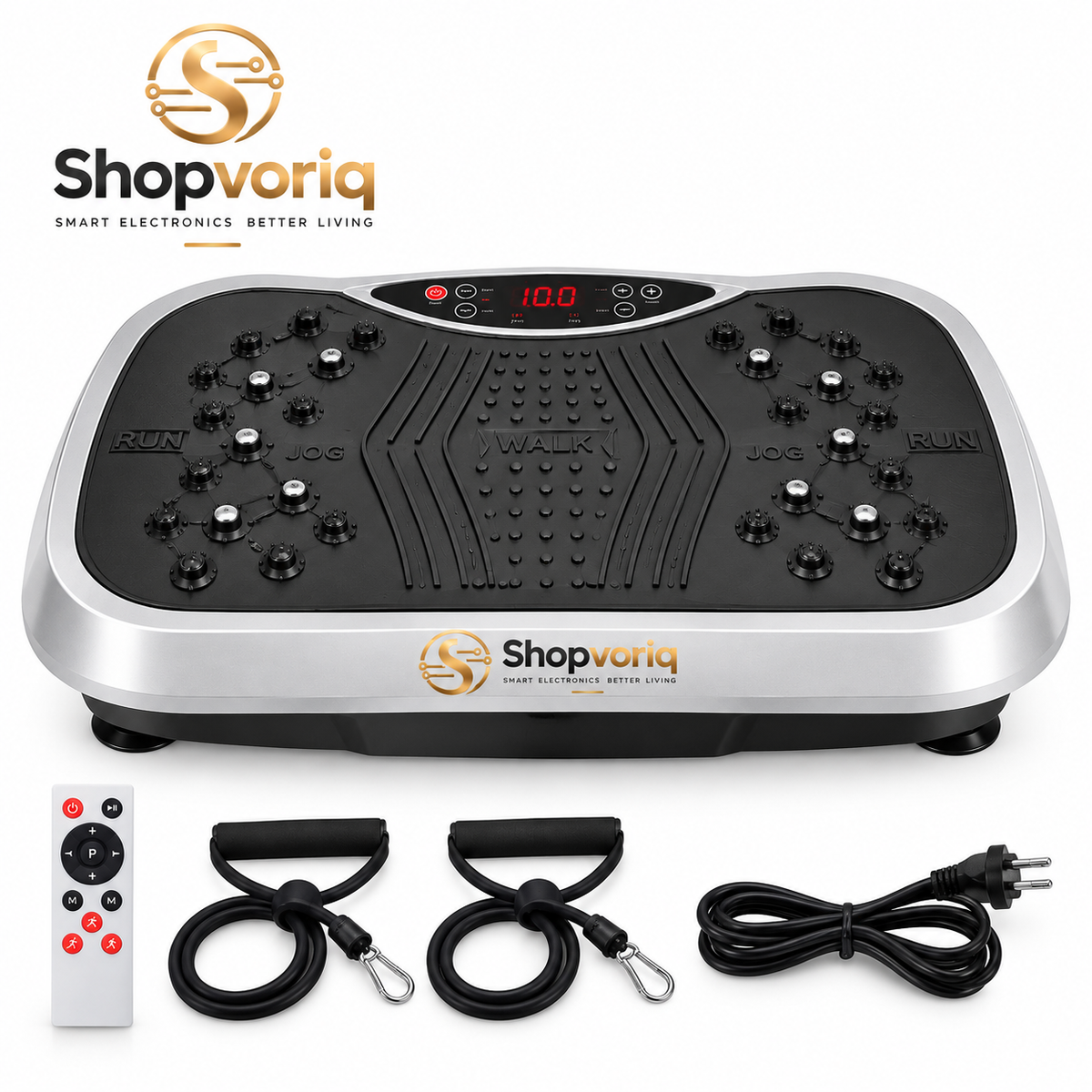 Resistance Band Vibration Platform for Weight Loss and Body Toning