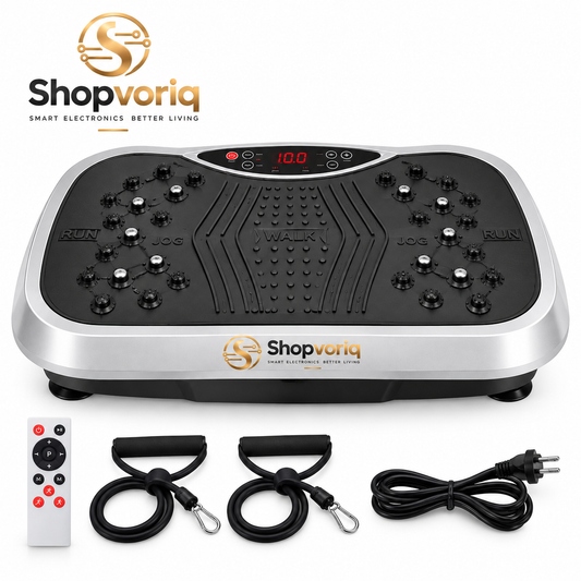 Resistance Band Vibration Platform for Weight Loss and Body Toning